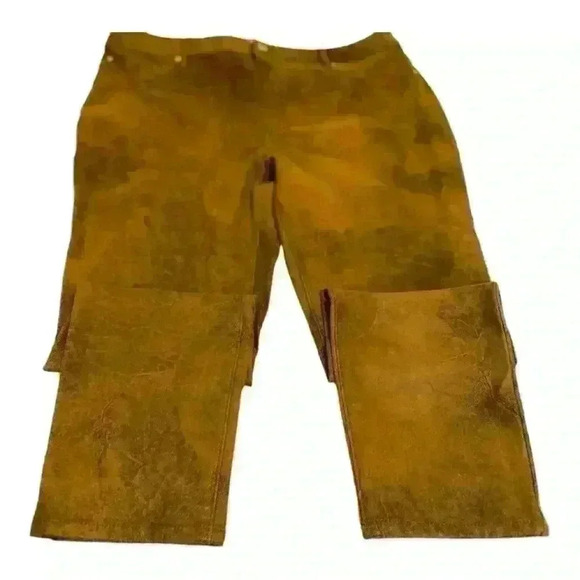 Chico Faux Leather/Suede Pants - Picture 1 of 9